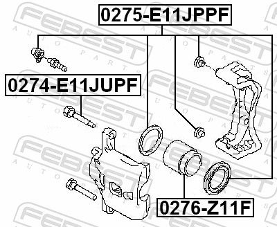 Ремкомплект тормозного суппорта MasterKit 77A1702