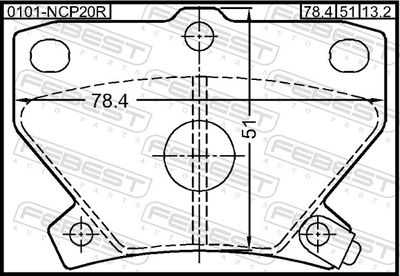 Колодки тормозные дисковые CTR CKT42