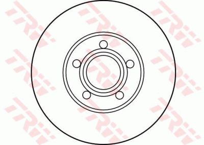 Диск тормозной передний TRW DF2652