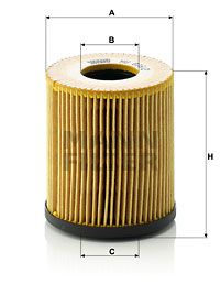Фильтр масляный MANN-FILTER HU8162X