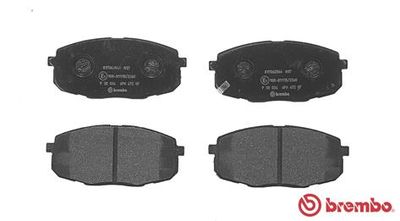 Колодки тормозные дисковые передние BREMBO P30034