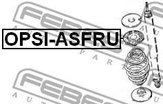 Проставка задней пружины верхняя FEBEST OPSIASFRU