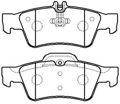Колодки тормозные дисковые HSB HP5194