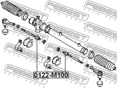 Тяга рулевая FEBEST 0122M100