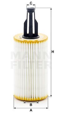 Фильтр масляный MANN-FILTER HU7025Z