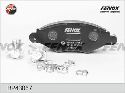 Колодки тормозные дисковые передние FENOX BP43067