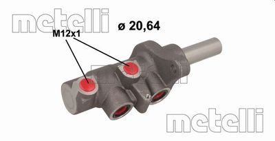 Цилиндр тормозной главный METELLI 051132