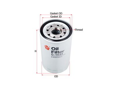 Фильтр масляный SAKURA C1533