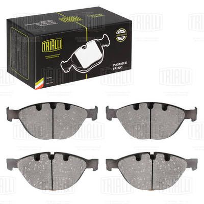 Колодки тормозные дисковые передние TRIALLI PF4241