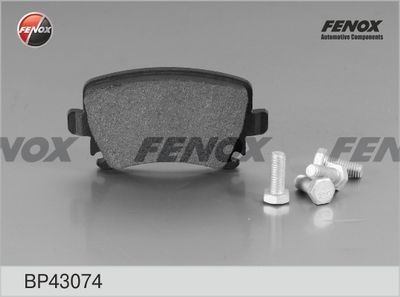 Колодки тормозные дисковые FENOX BP43074
