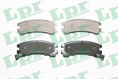 Колодки тормозные дисковые LPR 05P528