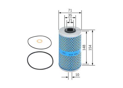 Фильтр масляный BOSCH 1457429616