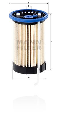 Фильтр топливный MANN-FILTER PU8014