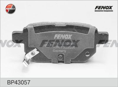 Колодки тормозные дисковые FENOX BP43057