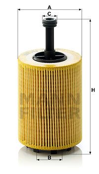 Фильтр масляный MANN-FILTER HU7197X