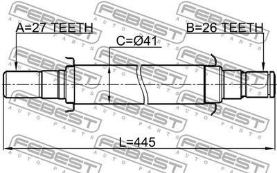 Привод передний Hyundai/Kia 495602S600