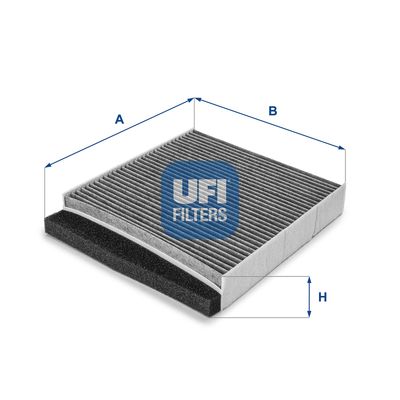 Фильтр салона угольный UFI 5412600
