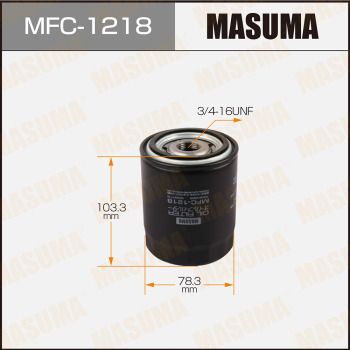 Фильтр масляный Masuma MFC1218