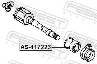 Подшипник привода TOYOTA 90363A0004