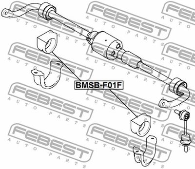 Втулка стабилизатора переднего FEBEST BMSBF01F