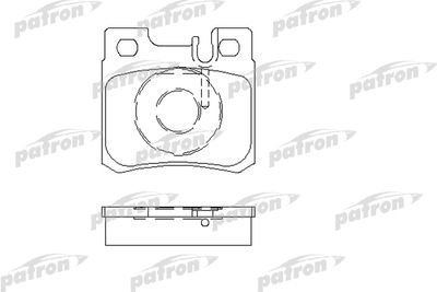 Колодки тормозные дисковые задние PATRON PBP644
