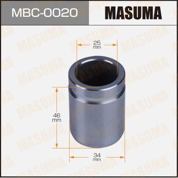 Поршень суппорта тормозного заднего Masuma MBC0020