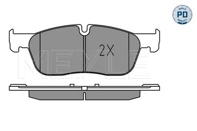 Колодки тормозные передние LAND ROVER LR160540