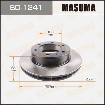 Диск тормозной Masuma BD1241