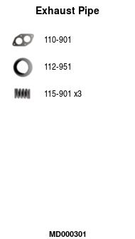 Труба приемная глушителя POLMOSTROW 01148