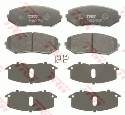 Колодки тормозные передние TRW GDB3443