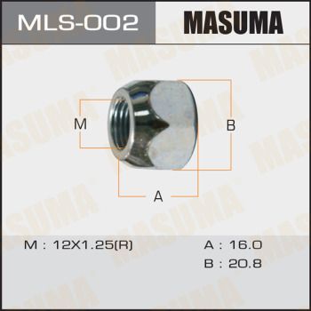 Гайка колесная Masuma MLS002