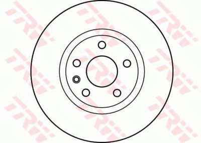 Диск тормозной TRW DF2645