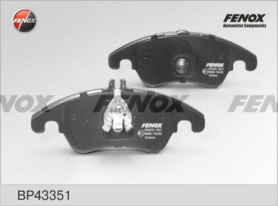 Колодки тормозные дисковые FENOX BP43351