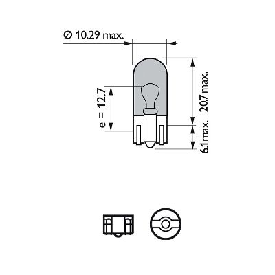 Лампа PHILIPS 12961WVUB2
