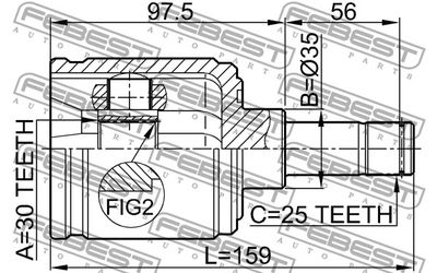 ШРУС FEBEST 0311EJLH