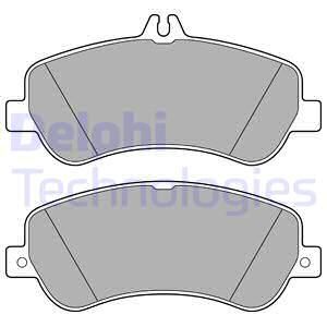 Колодки тормозные дисковые комплект DELPHI LP2146