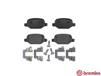 Колодки тормозные дисковые задние BREMBO P23064
