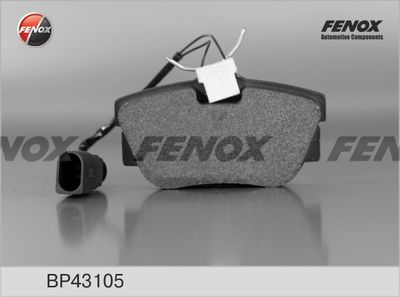 Колодки тормозные дисковые FENOX BP43105