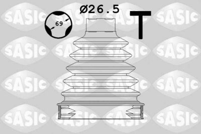 Пыльник ШРУС SASIC 1904017