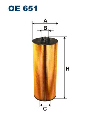 Фильтр масляный FILTRON OE651