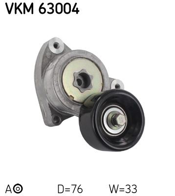 Ролик поликлинового ремня натяжной SKF VKM63004