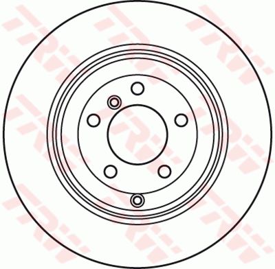 Диск тормозной задний TRW DF4955S