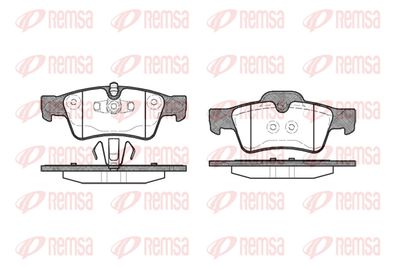 Колодки тормозные дисковые REMSA 099110