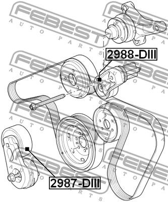 Ролик натяжителя ремня ГРМ QUATTRO FRENI QF31P00102