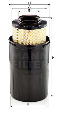 Фильтр воздушный MANN-FILTER C15200