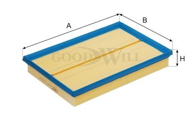 Фильтр воздушный GEELY 1016002627