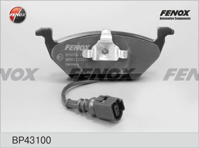 Колодки тормозные передние FENOX BP43100