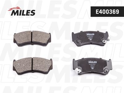 Колодки тормозные передние Miles E400369
