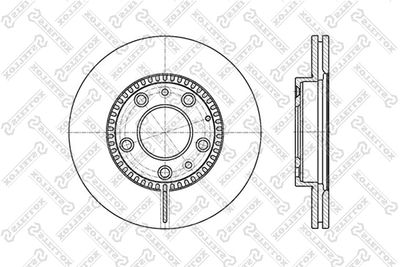 Диск тормозной передний STELLOX 60203241VSX