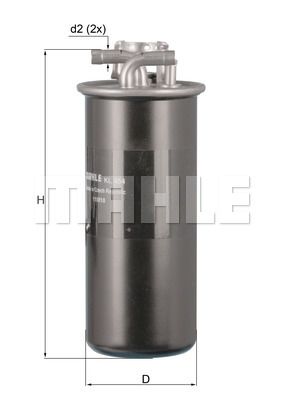 Фильтр топливный MAHLE KL454